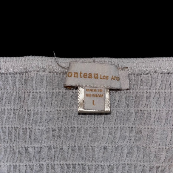 Monteau - Spaghetti Strap Ruffle Tank Top - Picture 4 of 4